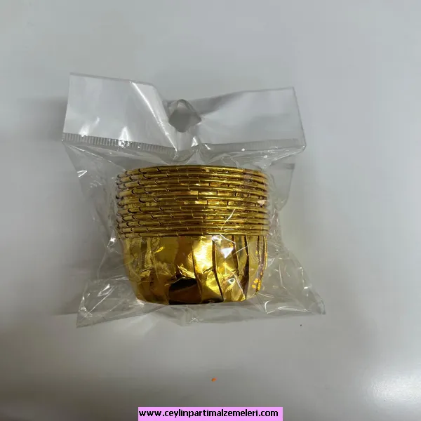 Gold Cupcake Kabı